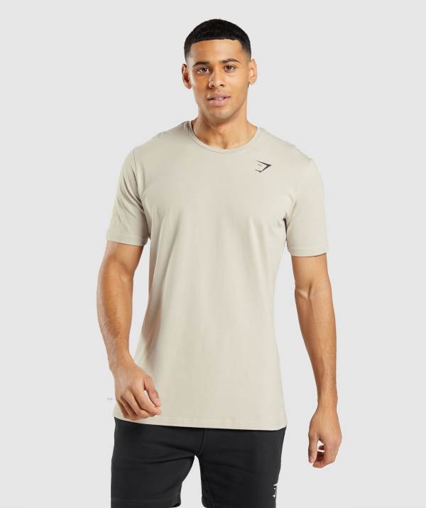 Panske Tricka Gymshark Essential Siva | HB8259714